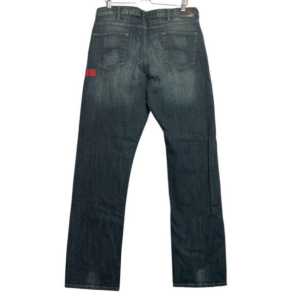 Lee Dungarees Vintage Slim Jeans Men's Sz 36x34 Chrome #2012823 Vtg Blue NWT - Picture 2 of 5